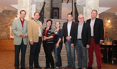 group picture of tekom Europe staff with tekom Österreich board members in 2014
