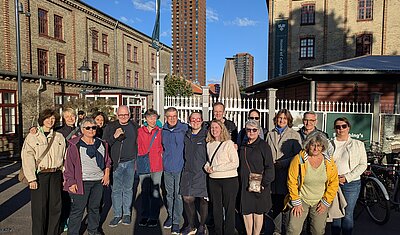 tekom Europe delegates in front of the Carlsberg brewery in Copenhagen