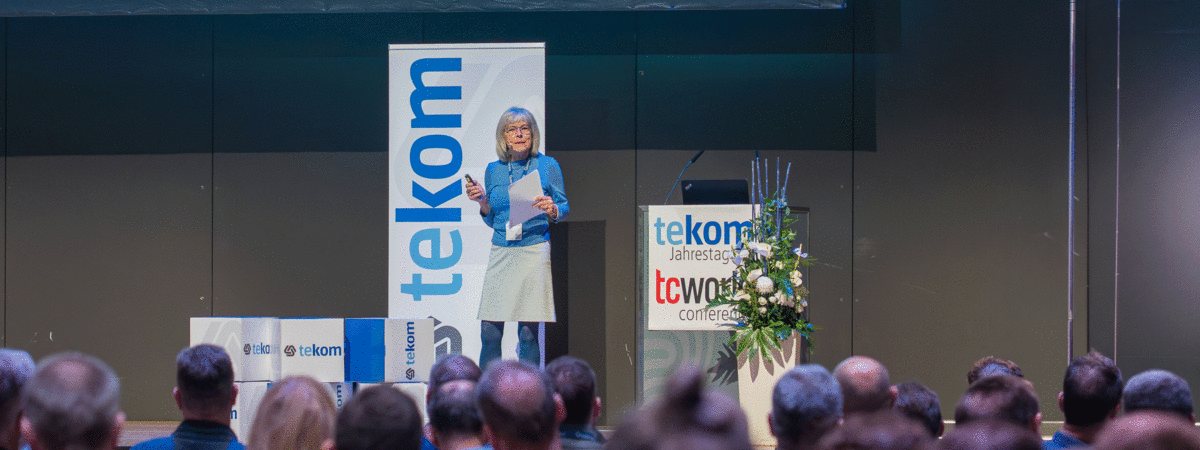 Gabriela Fleischer auf der Bühne für Call for Papers