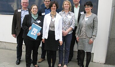 group picture of tekom Europe staff and tekom Belgium IC members in 2013