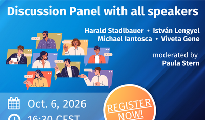 Information on panel with speakers