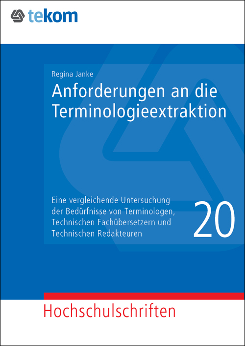 Ausgabe Anforderungen an die Terminologieextraktion