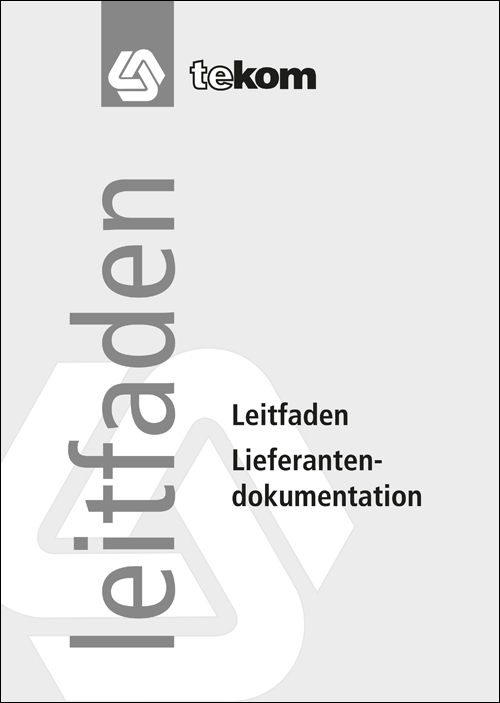 Ausgabe Lieferantendokumentation