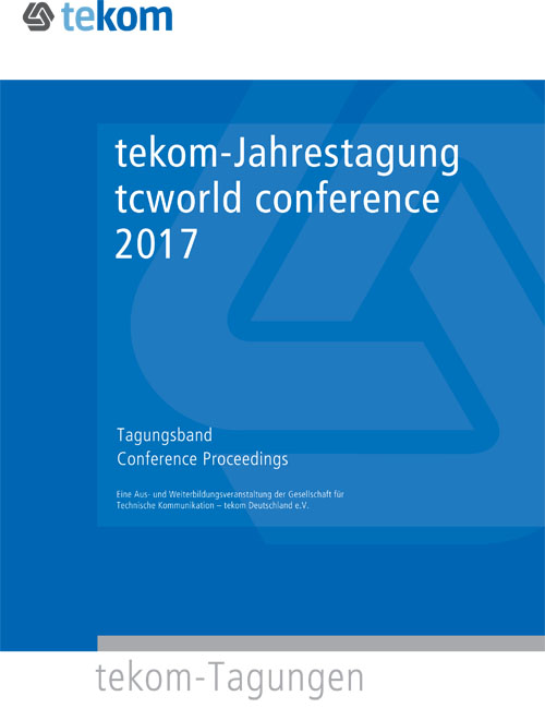 Ausgabe tekom-Jahrestagung/tcworld conference 2017