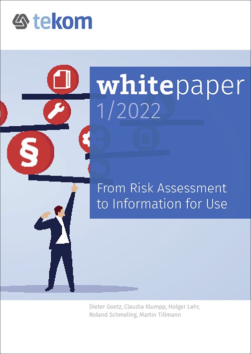 Ausgabe From Risk Assessment to Information for Use 