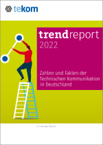 Ausgabe Trendreport 2022 - Zahlen und Fakten in der Technischen Kommunikation in Deutschland