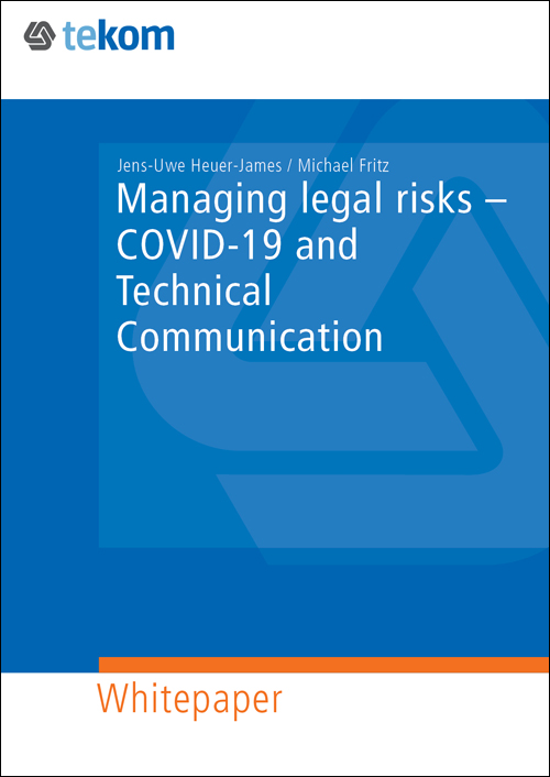 Ausgabe Managing legal risks – COVID-19 and Technical Communication