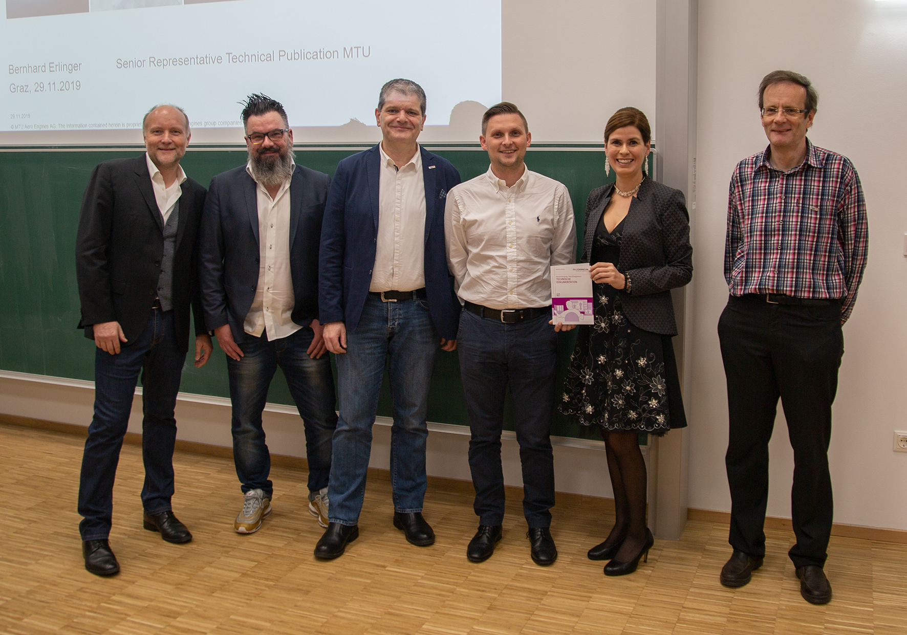 Bernhard Erlinger, Thomas Staak, Michael Valent, David Matausek, Martina Windisch-König, Franz Steiner (v. l. n. r.)